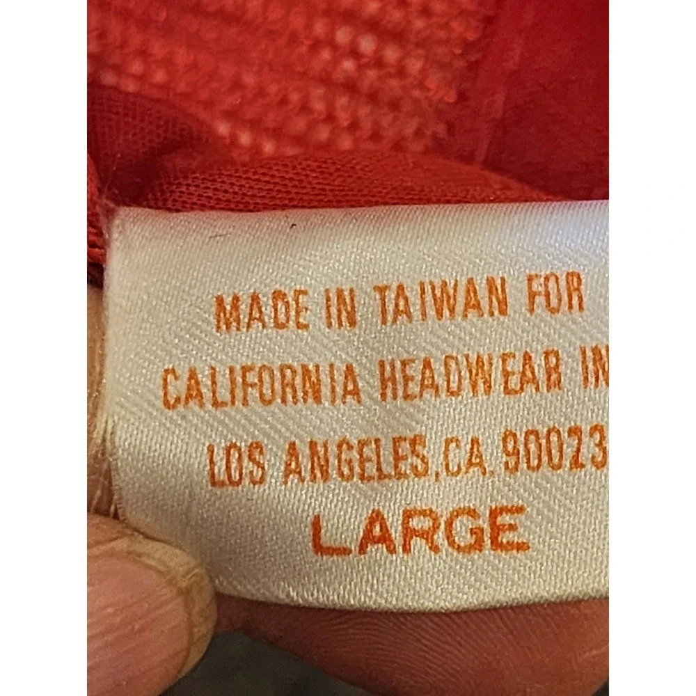 Vtg Honolulu Hawaii Fire‎ Department Snapback Trucker Hat Cap Red 90s